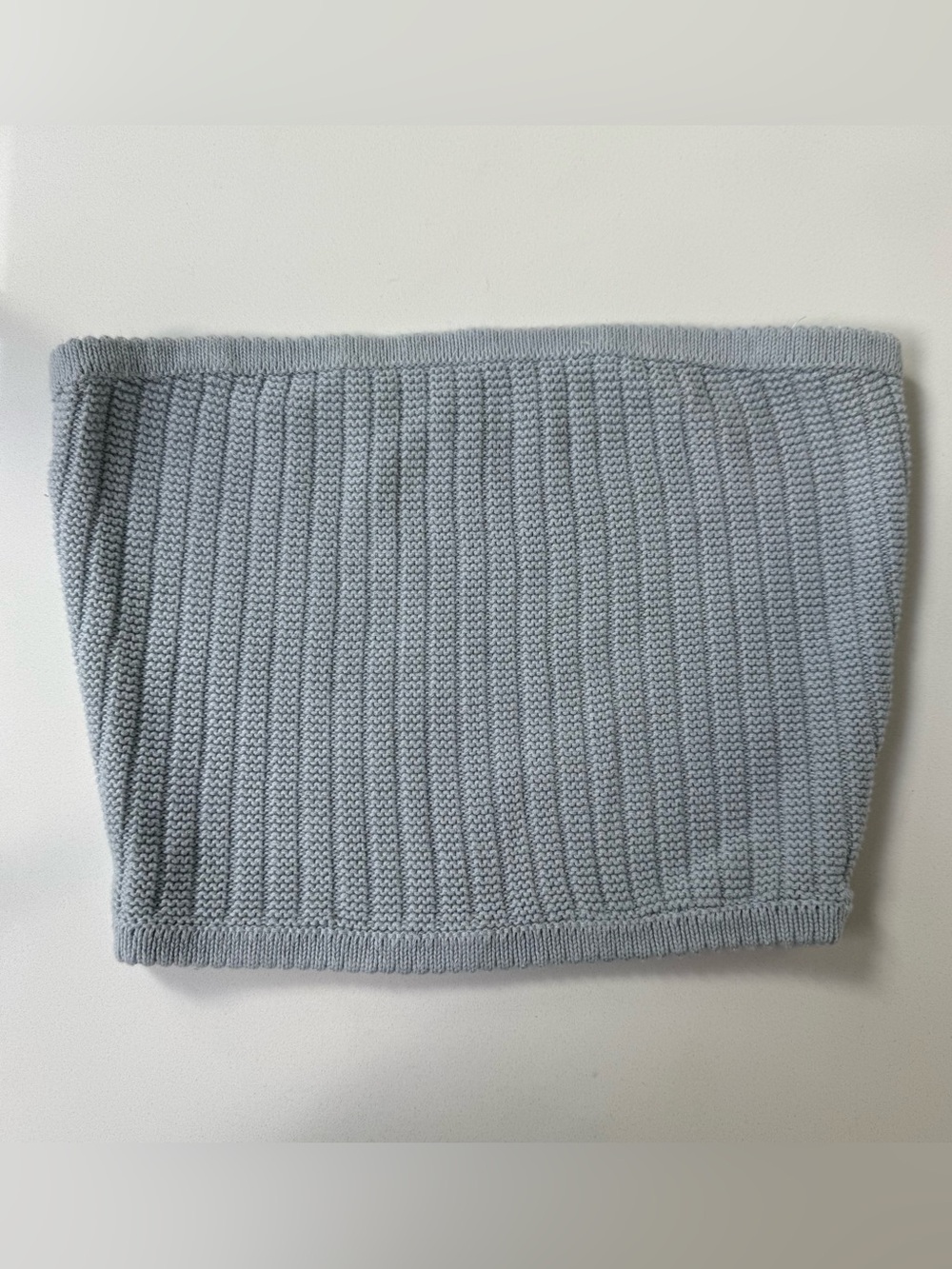 Pacsun Lottie Moss Light Blue Knit Tube Top